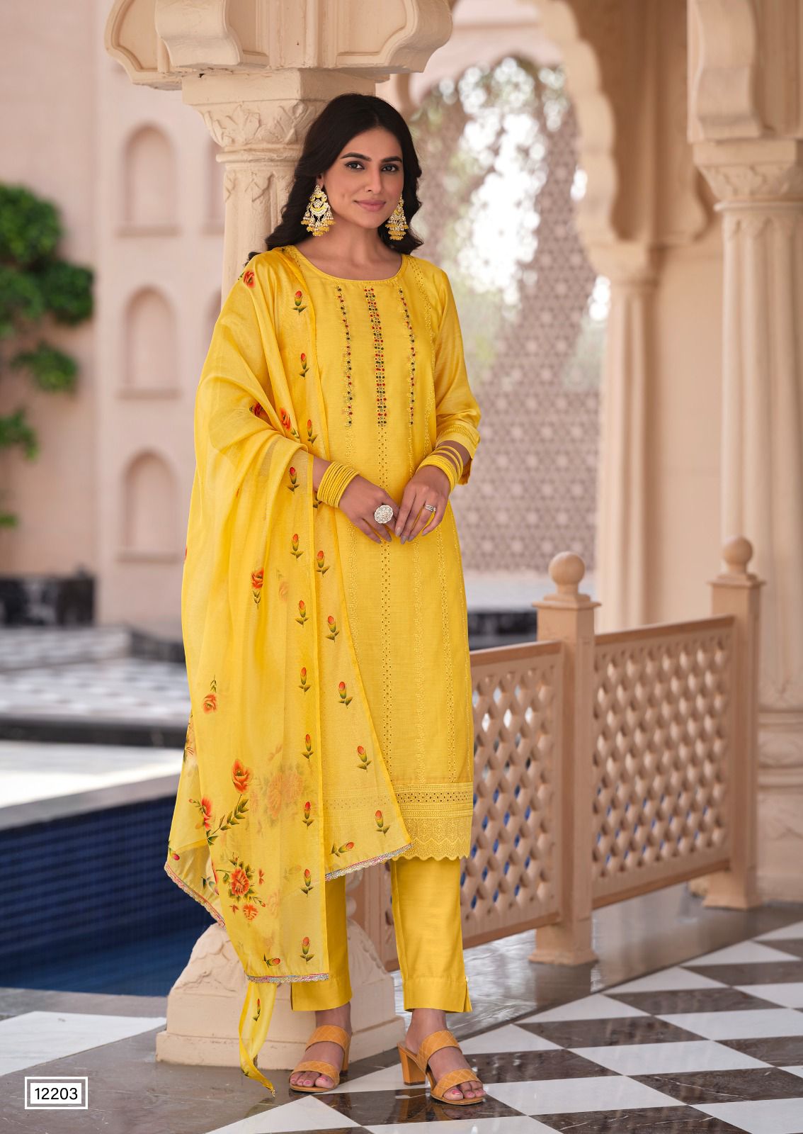 Lucknowi By Lily And Lali Readymade Salwar Suit Catalog